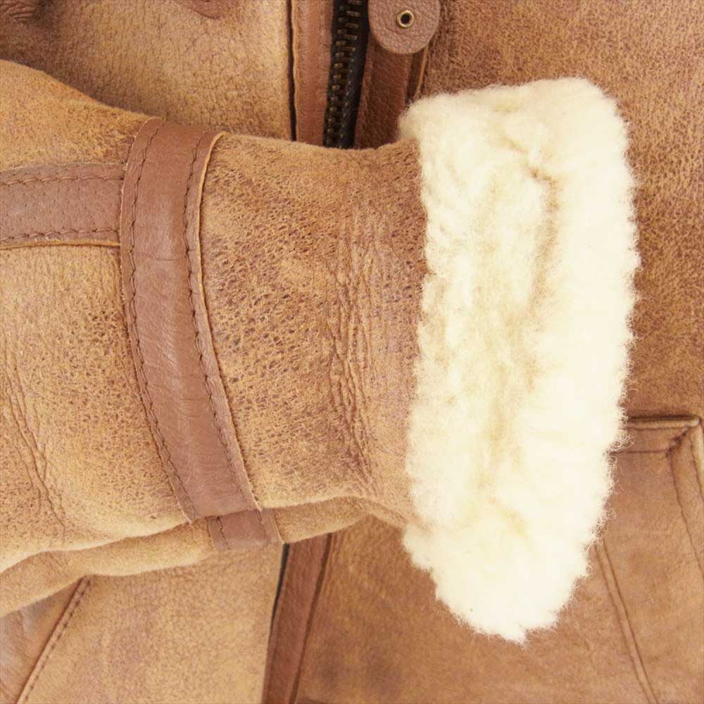 schott ショット TYPE B-3 フライトジャケット ムートン ブラウン系 40【中古】
