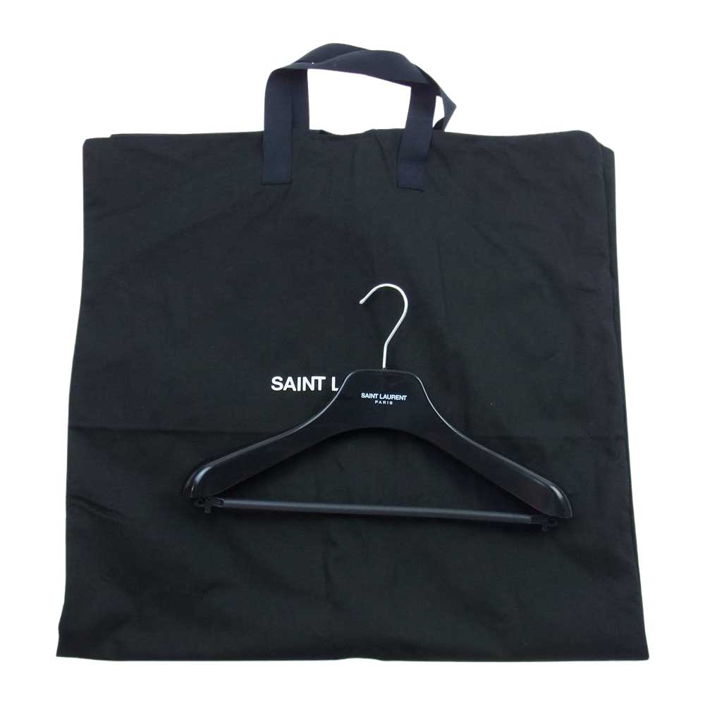 SAINT LAURENT サンローラン 354718 Y180W テディ ボンバー ジャケット ブラック系 50【極上美品】【中古】