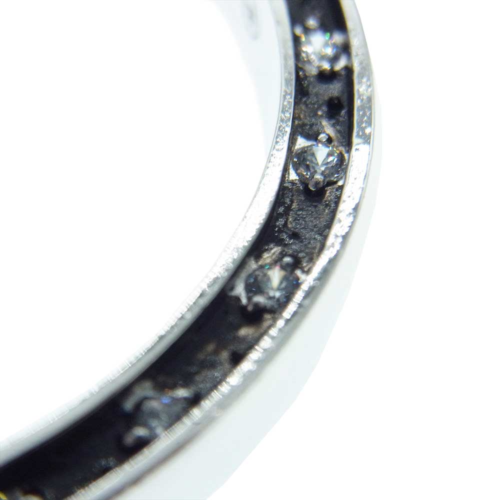 ヴェルヴェットラウンジ Horseshoe ホースシュー バングル ホワイト キュービック ジルコニア シルバー系【中古】