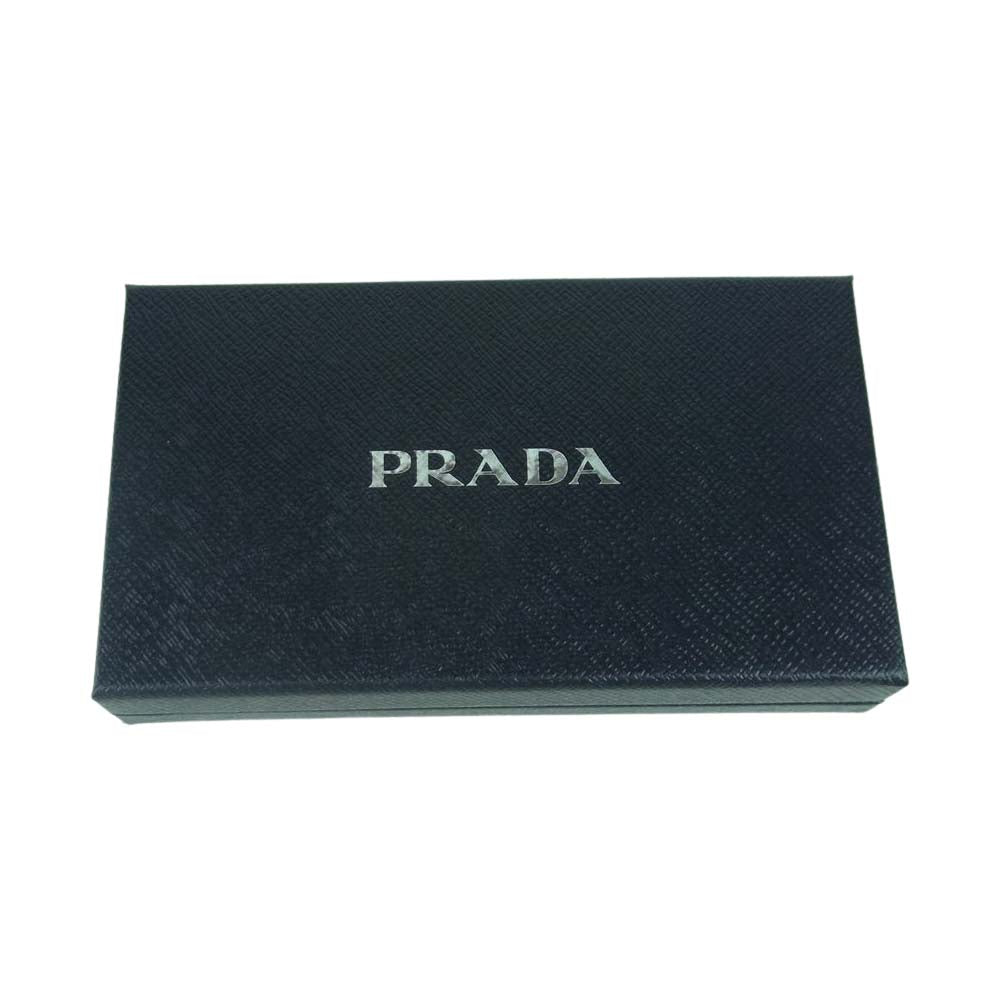 PRADA プラダ ロゴプレート iPhone 14 PRO MAX アイフォン スマートフォン ケース ピンク系【中古】