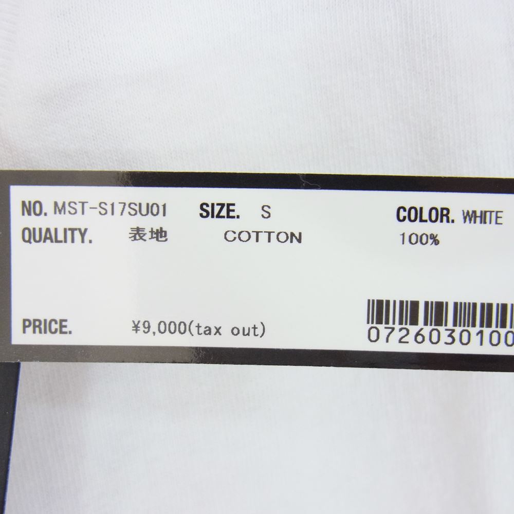 MARBLES マーブルズ MST-S17SU01 × SURT DONALD DUCK ドナルドダック プリント Tシャツ ホワイト系 S【新古品】【未使用】【中古】