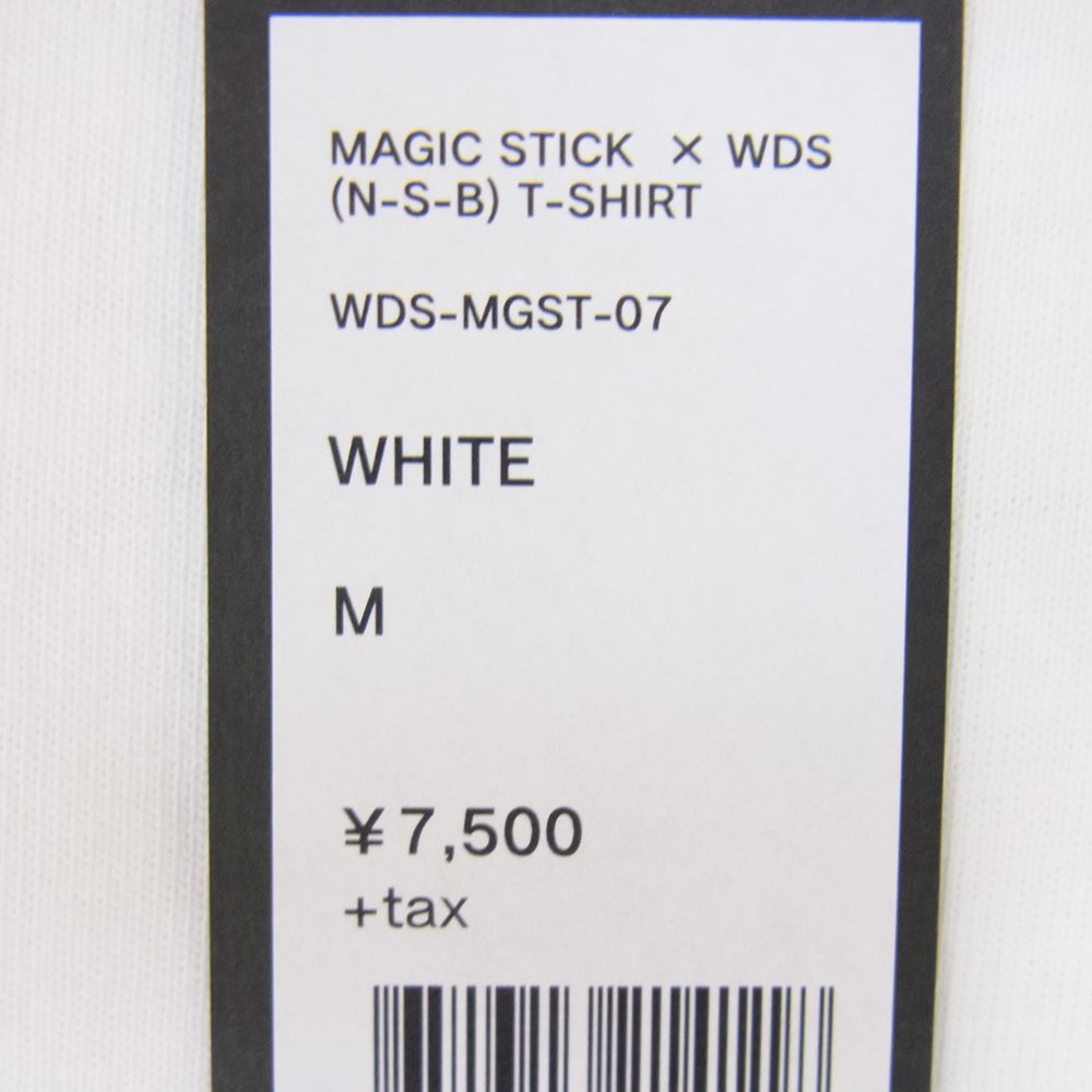 WIND AND SEA ウィンダンシー × MAGIC STICK WDS-MGST-07 SS TEE Tシャツ ホワイト系 M【新古品】【未使用】【中古】