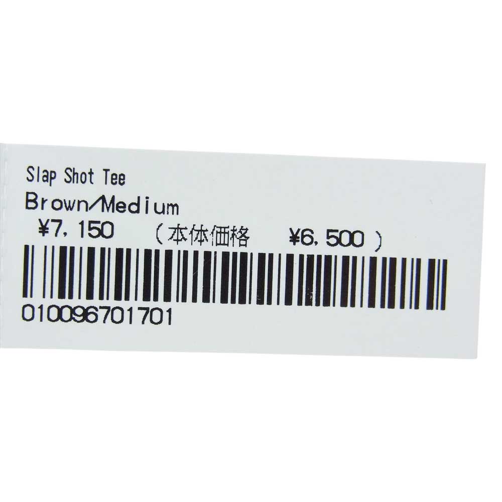 Supreme シュプリーム 22AW SLAP SHOT TEE スラップ ショット 半袖 Tシャツ ブラウン系 M【新古品】【未使用】【中古】