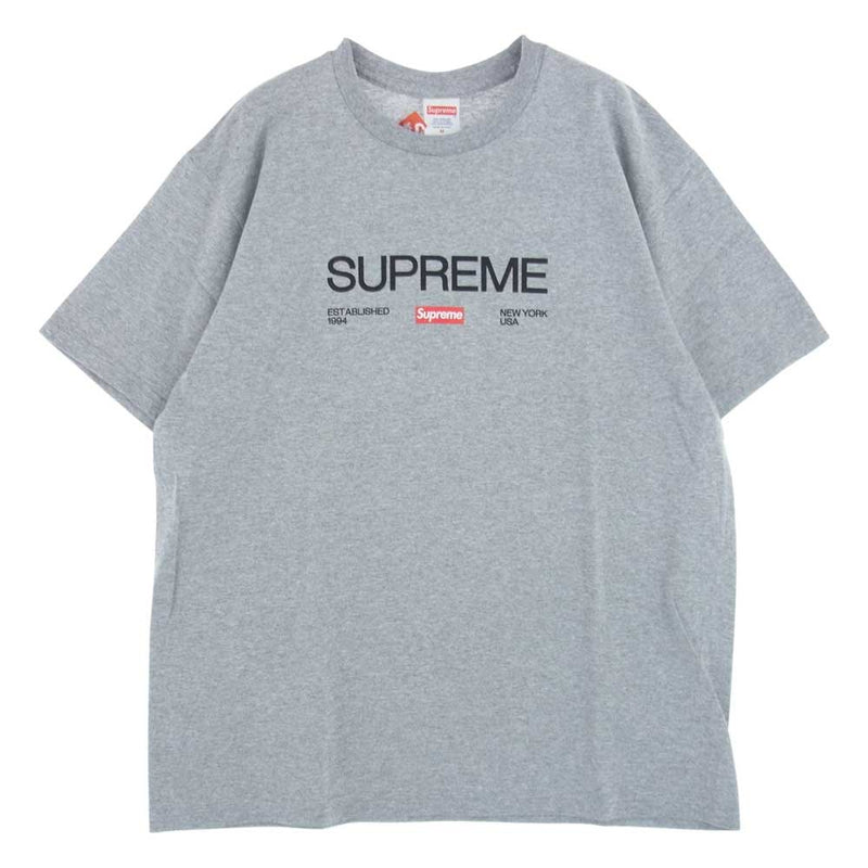 Tシャツ/カットソー(半袖/袖なし)supreme Tシャツ グレー M 新品未使用 