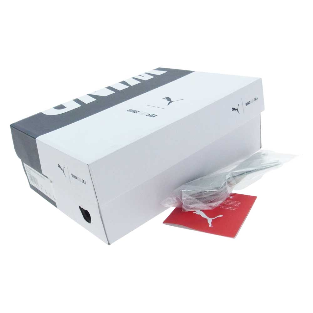 PUMA プーマ 375581-02 × RALPH SAMPSON MID × WIND AND SEA gray violet ラルフ サンプソン ミッド ウィンド アンド シー ハイカットスニーカー ライトグレー系 25cm(UK6)【新古品】【未使用】【中古】