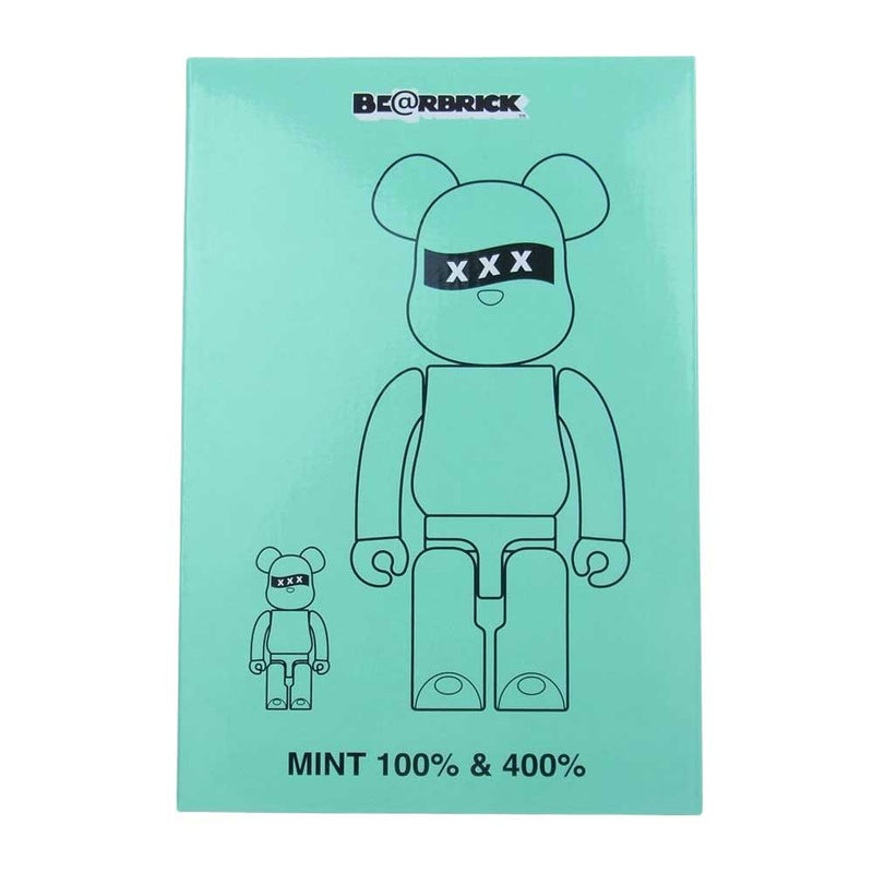 GOD SELECTION XXX ゴッドセレクション BE@RBRICK ベアブリック 10th Anniversary 100％ & 400％  MINT ミント 未開封 ミント系【新古品】【未使用】【中古】