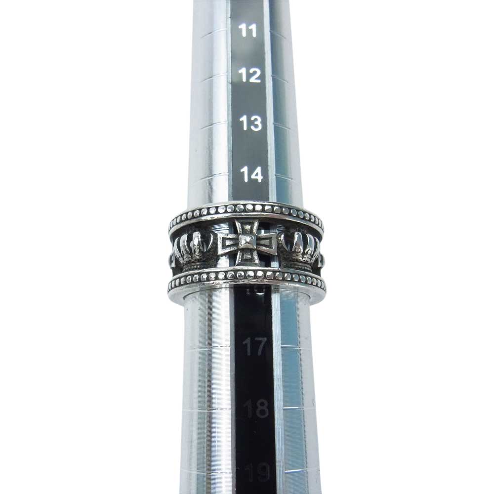 Justin Davis ジャスティンデイビス SRJ175 MEDIEVAL WEDDING BAND メディバル ウェディング バンド リング シルバー系 16号【中古】