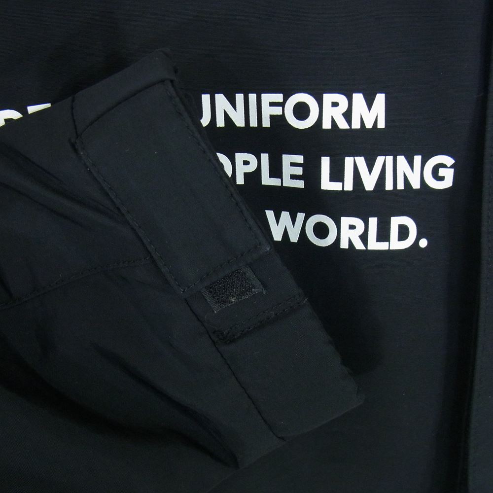 フィデス メッセージ コットン ナイロン ジャケット ブラック系 S【中古】