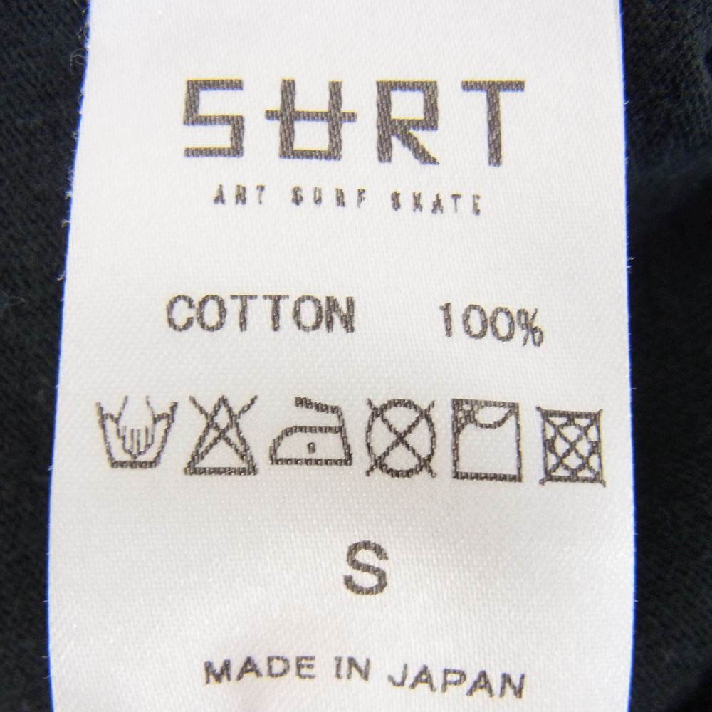 MARBLES マーブルズ × SURT サート LET THERE BE ロゴ プリント 半袖 Tシャツ ブラック系 S【中古】