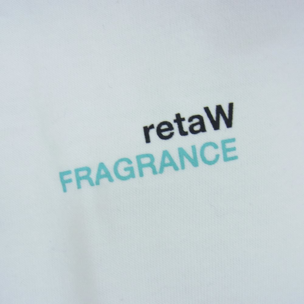 FRAGMENT DESIGN フラグメントデザイン × retaW リトゥ FRAGRANCE バック プリント 半袖 Tシャツ ホワイト系 S【極上美品】【中古】