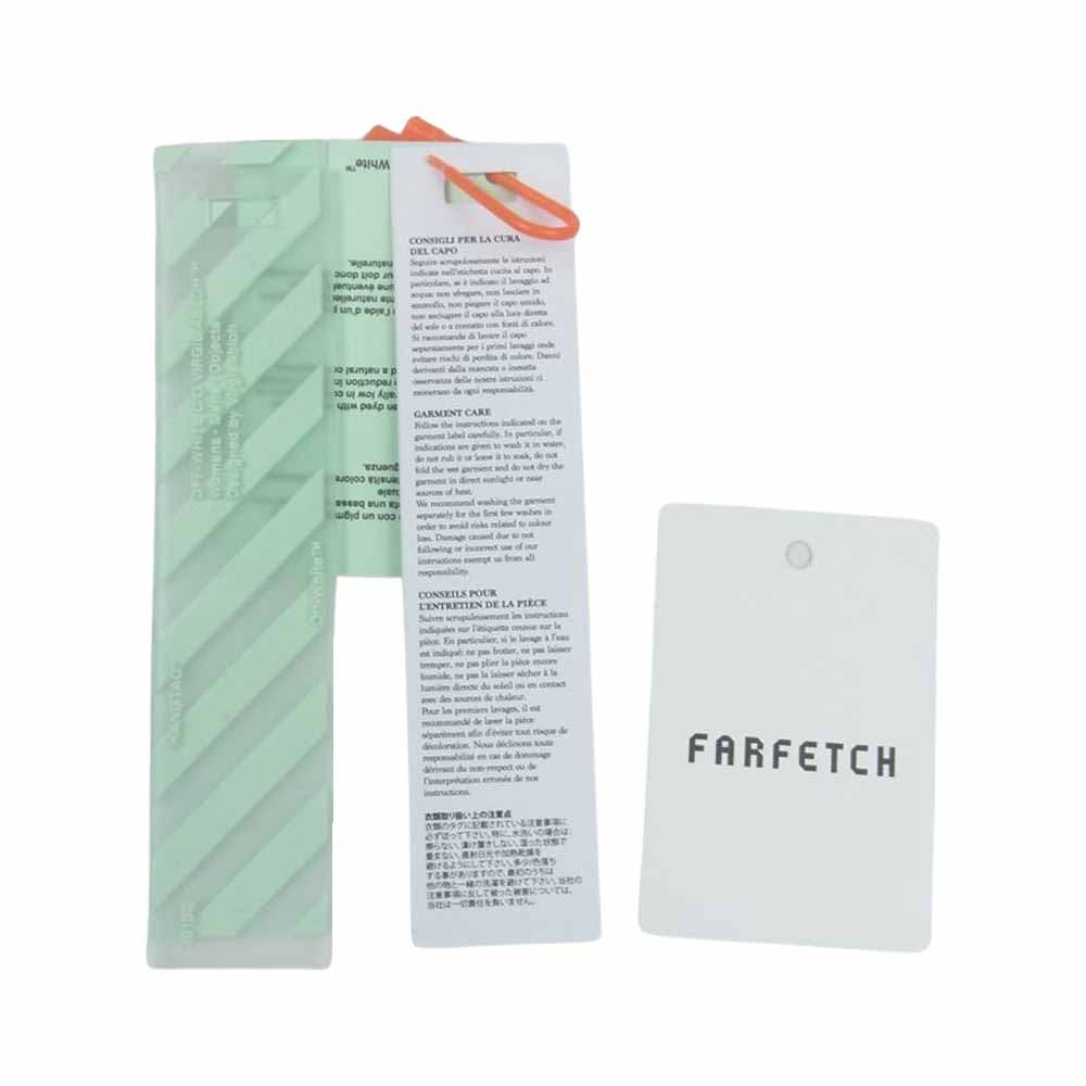 OFF-WHITE オフホワイト 20SS OMAA027R20185015 SPRAY PAINTING スプレー プリンティング プリント アロー Tシャツ グリーン系 XL【中古】