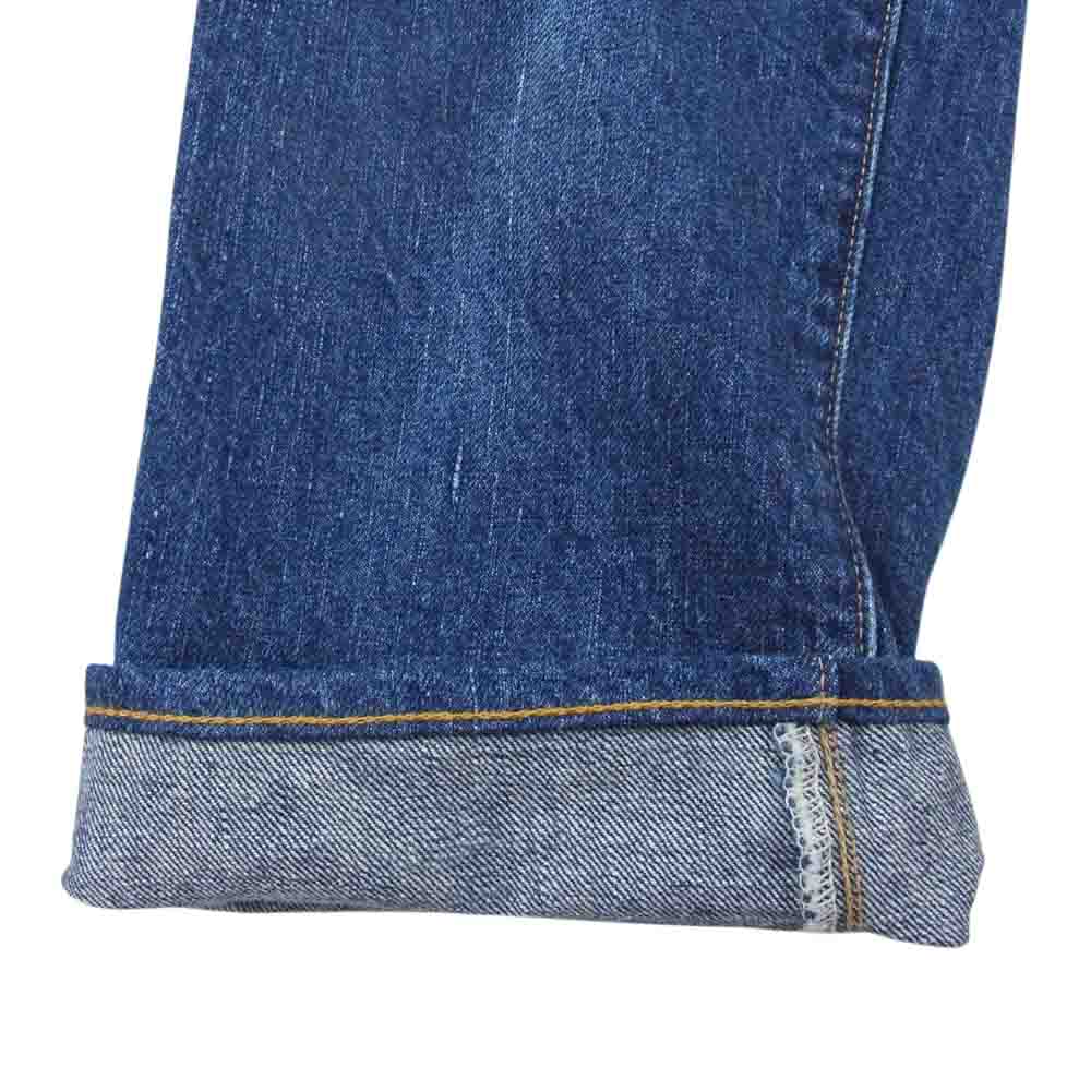 ダブルワークス ユーズド 加工 デニム パンツ インディゴブルー系 32【中古】