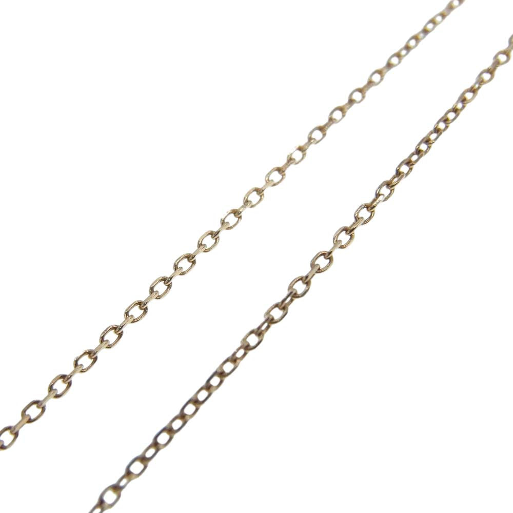 アガット 石付き K10 チェーン ネックレス ゴールド系【中古】