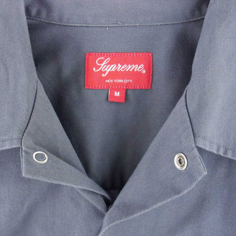 supreme  20aw  2-tone  work  shirt