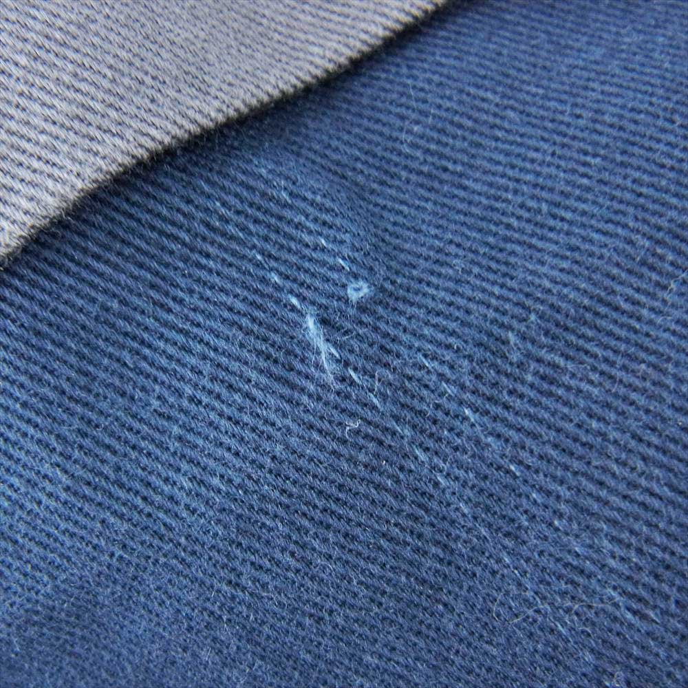 Supreme シュプリーム 20AW 2-Tone Work Shirt ロゴ ツートン ワーク 長袖 シャツ グレー系 ネイビー系 M【中古】