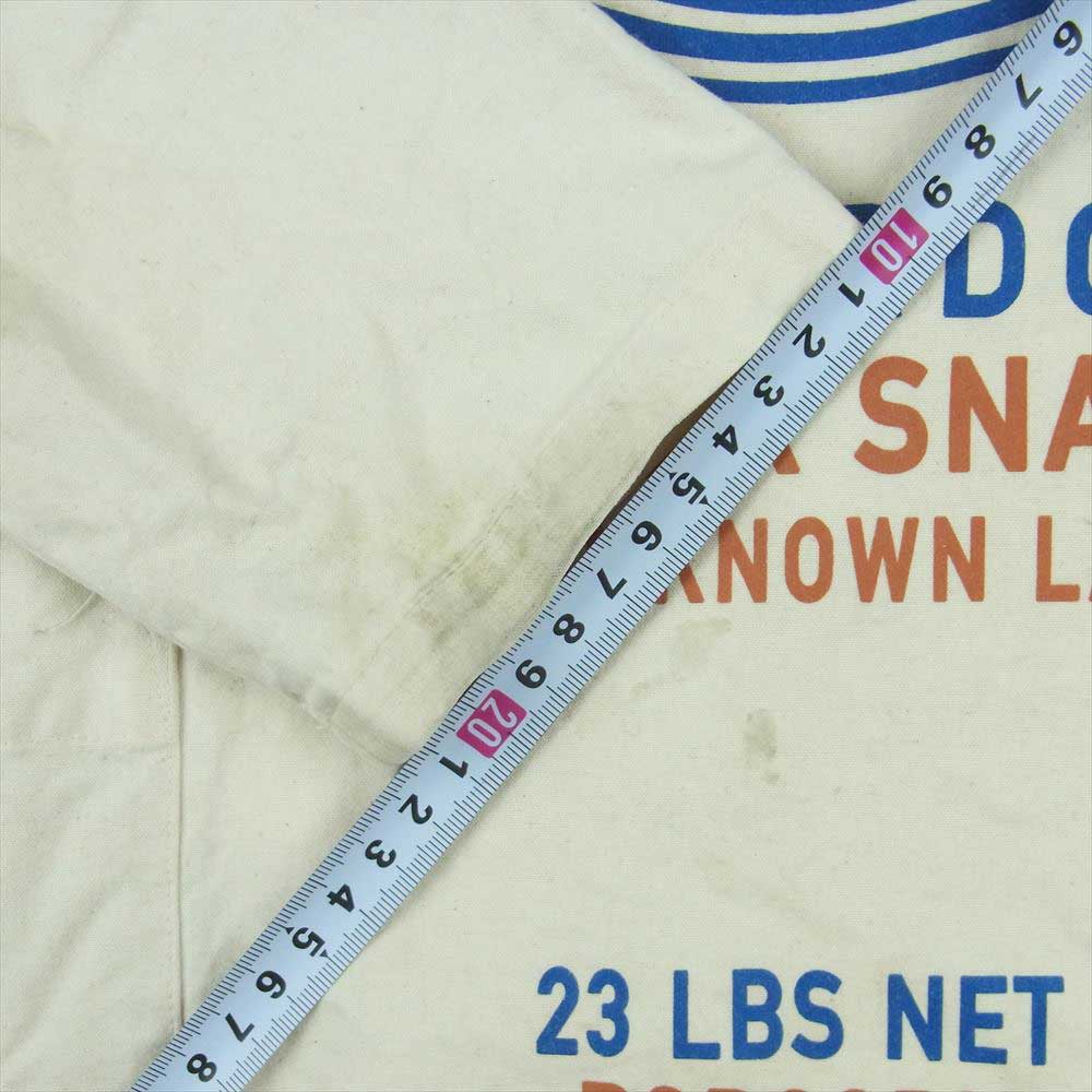 WEIRDO ウィアード WRD-17-SS-07 POPCORN L/S PULLOVER SHIRTS ポップコーン 長袖 プルオーバー 総柄 シャツ ベージュ系 M【中古】