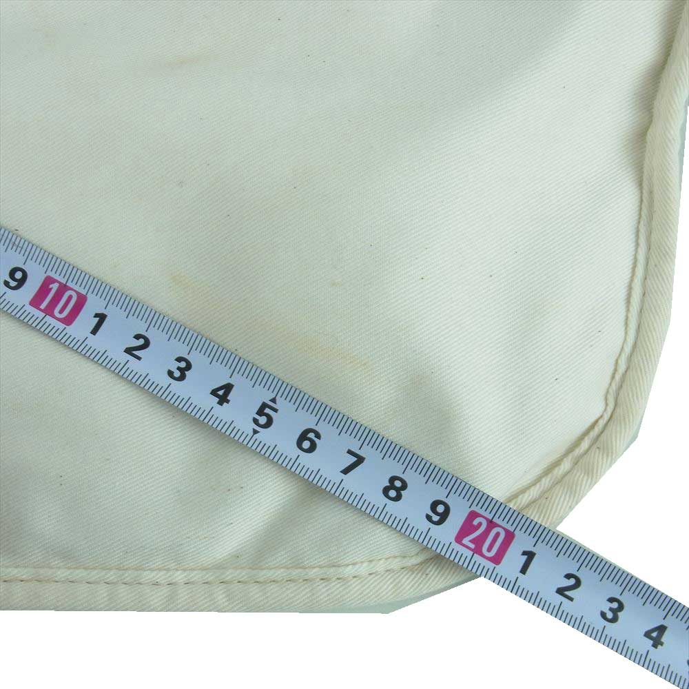 WEIRDO ウィアード WRD BAG WRD総柄 ニュースペーパー ショルダー キャンバス バッグ ベージュ系【中古】