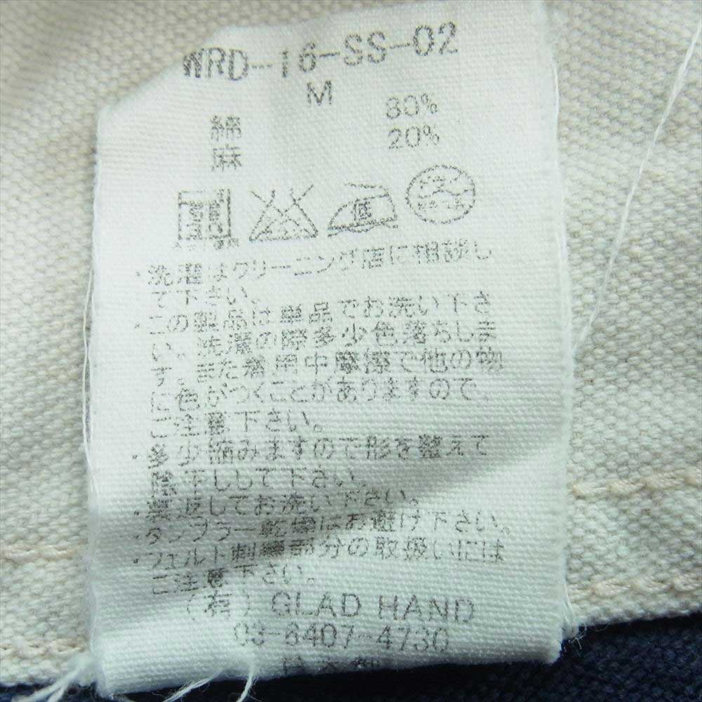 WEIRDO ウィアード WRD-16-SS-02 CLOWN THE WEIRDOS ツートンカラー オーバーオール オフホワイト系 ネイビー系 M【中古】