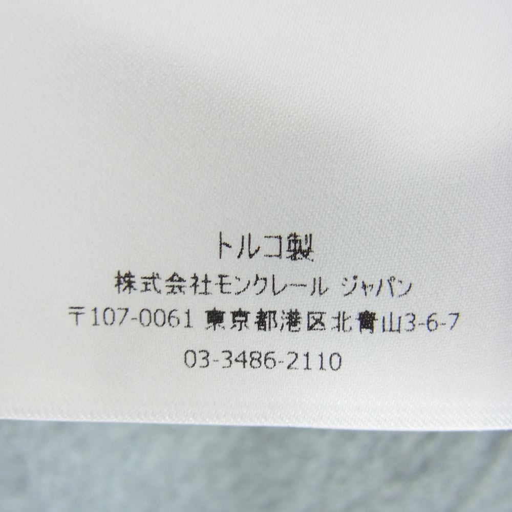 MONCLER モンクレール E2091803250 8390Y MAGLIA T-SHIRT マグリア Tシャツ ダブル ロゴ ワッペン グレー系 M【中古】