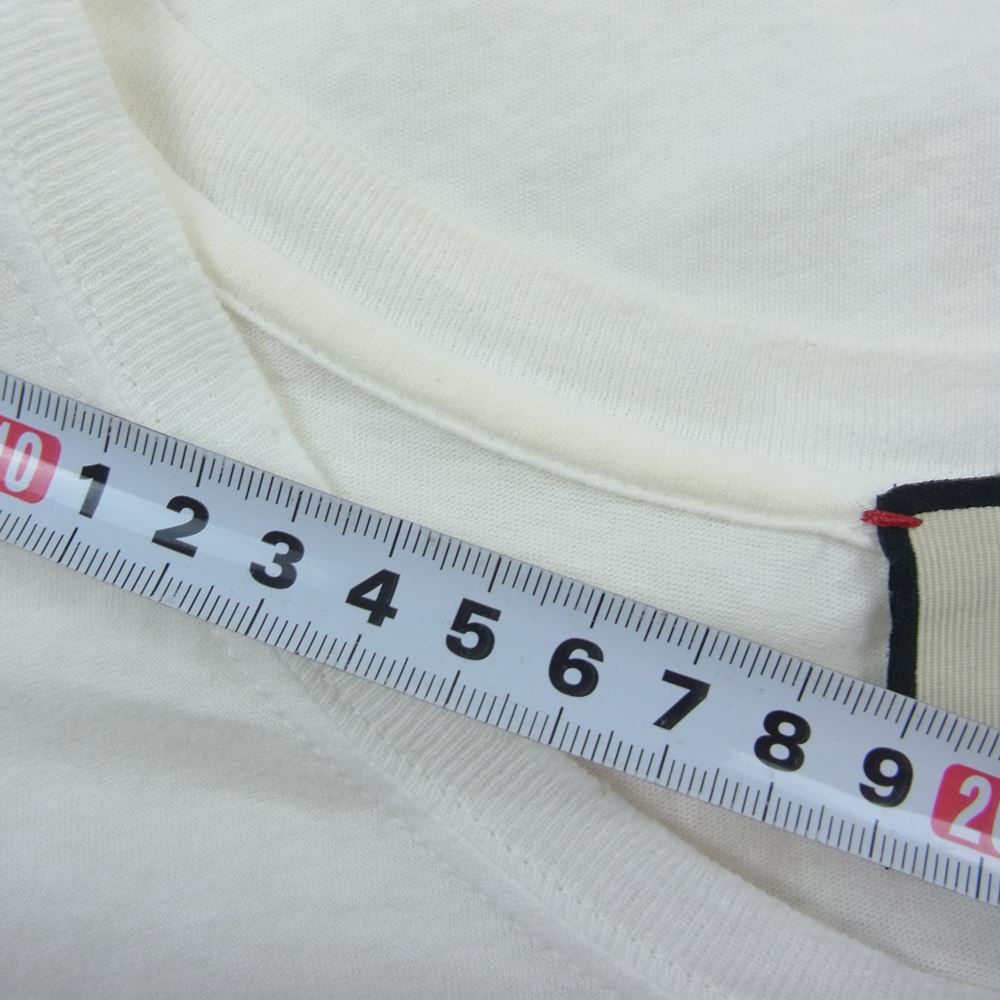 GUCCI グッチ 17SS 440103-X3F05 ウォッシュド オーバーサイズ Tシャツ ホワイト系 XS【中古】