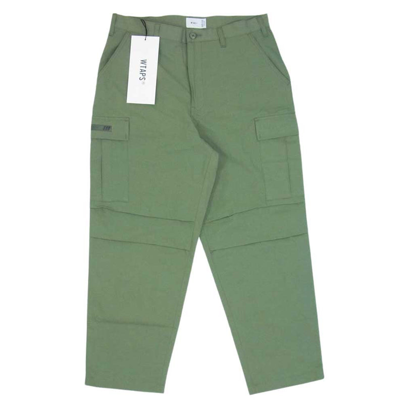 WTAPS ダブルタップス 23SS 231WVDT-PTM09 TROUSERS トラウザーズ NYCO. RIPSTOP カーゴ パンツ カーキ系 03【新古品】【未使用】