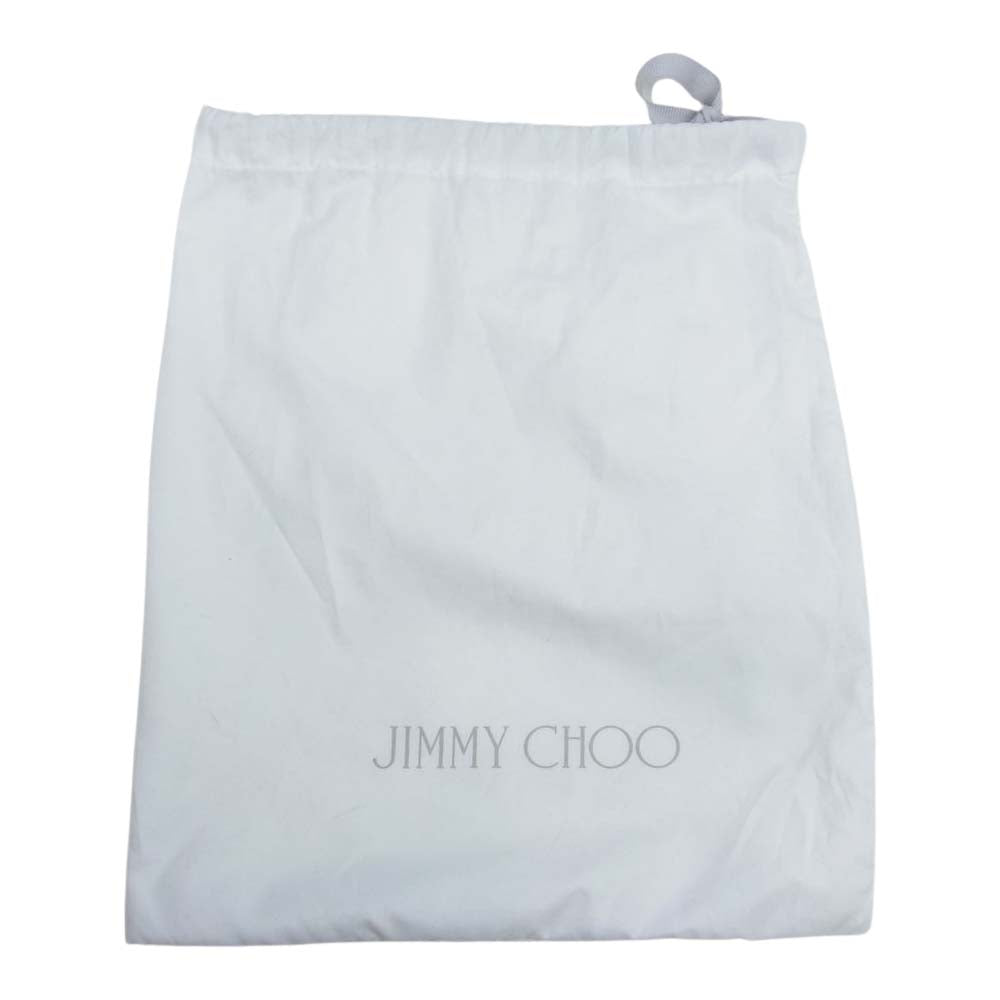 JIMMY CHOO ジミーチュウ SARESA65 ビジュー パンプス ブラック系 37【中古】