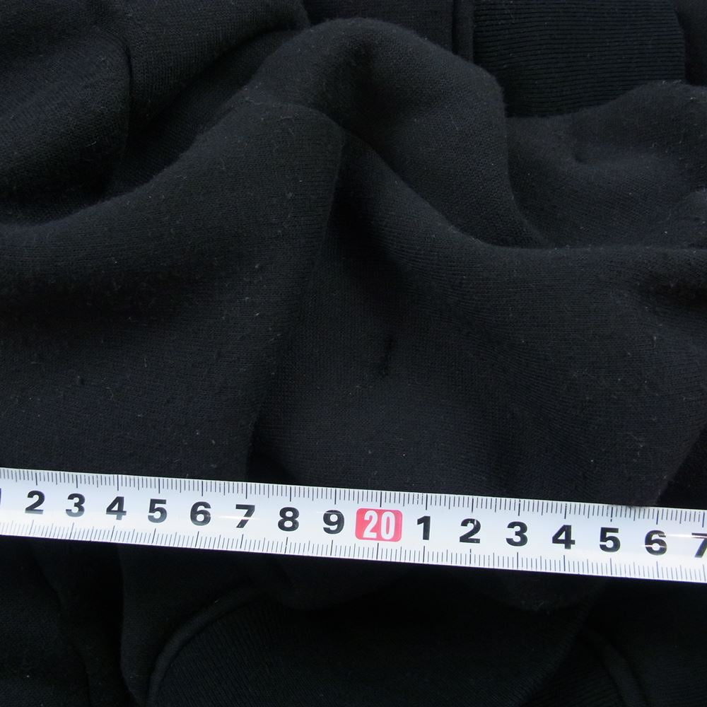 ファセッタズム 21AW CSW-SW-U01 SUPER BIG HOODIE 裏地メッシュ スーパー ビッグ オーバーサイズ ドローコード フルジップ フーディ パーカー ブラック系 00【中古】