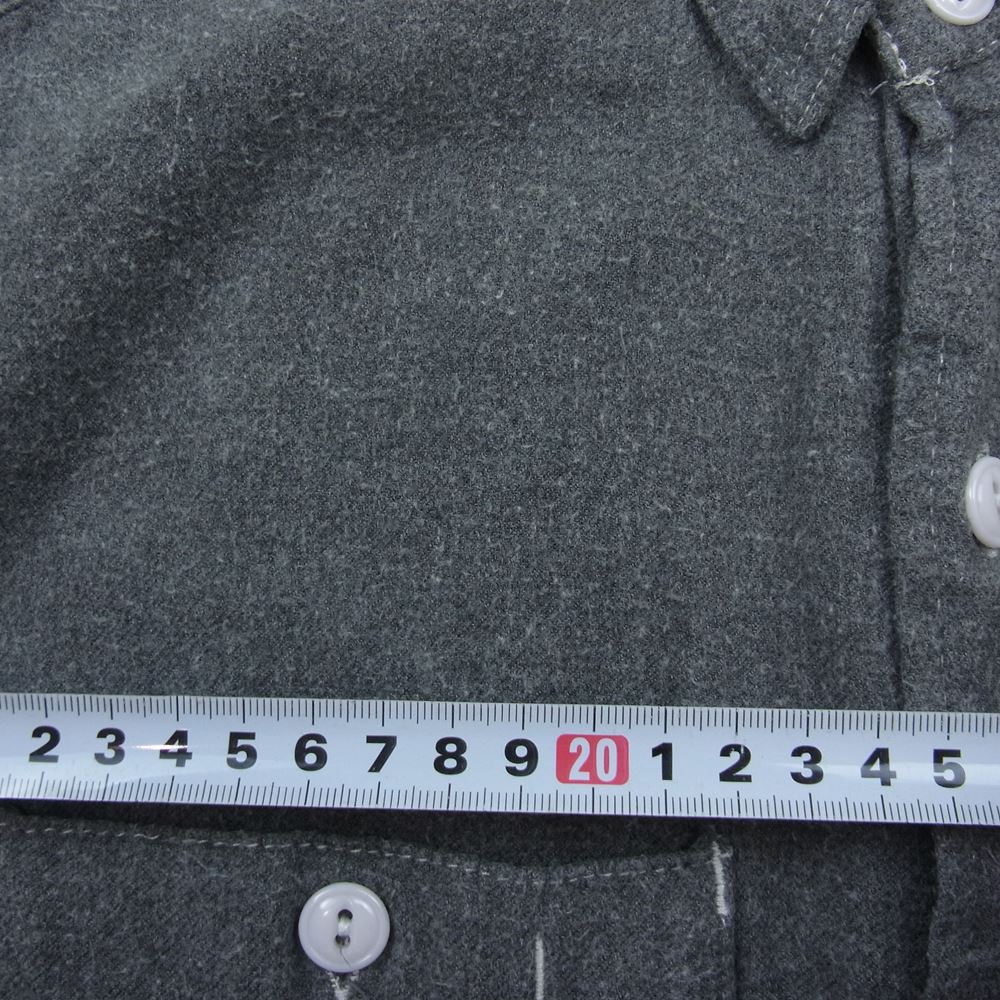 Engineered Garments エンジニアードガーメンツ 山ポケ ガチャポケ ワークシャツ チャコール系 XS【中古】