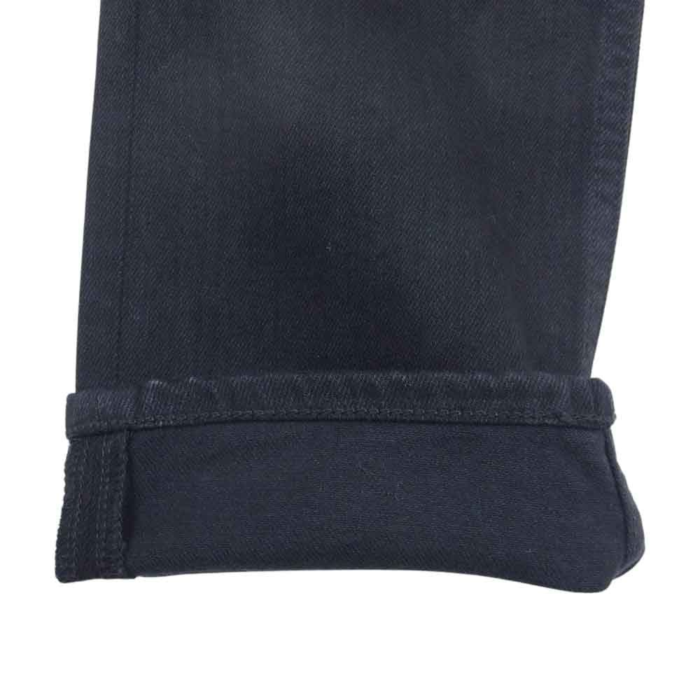 MINEDENIM マインデニム 2011-1001-96-322 Slim STR 5pocket OWS デニム パンツ リペア クラッシュ 加工 ブラック系 9【新古品】【未使用】【中古】