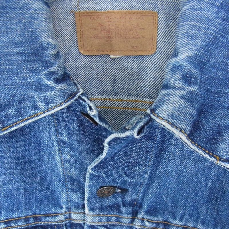 Levi's リーバイス 70505 70s BIG E 刻印526 デニム トラッカー ジャケット インディゴブルー系 サイズ表記無【中古】