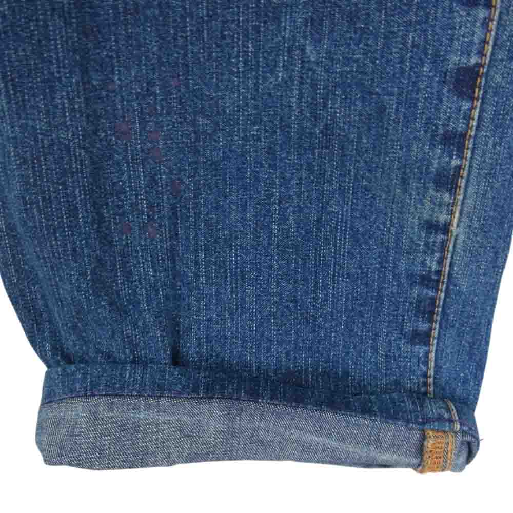 SOPHNET. ソフネット SOPH-67068 ペンキ加工 12oz デニム パンツ インディゴブルー系 XL【中古】