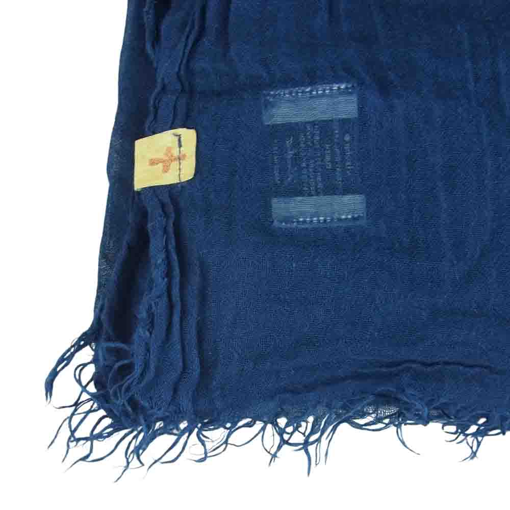 VISVIM ビズビム ストール イタリア製 ネイビー系【中古】