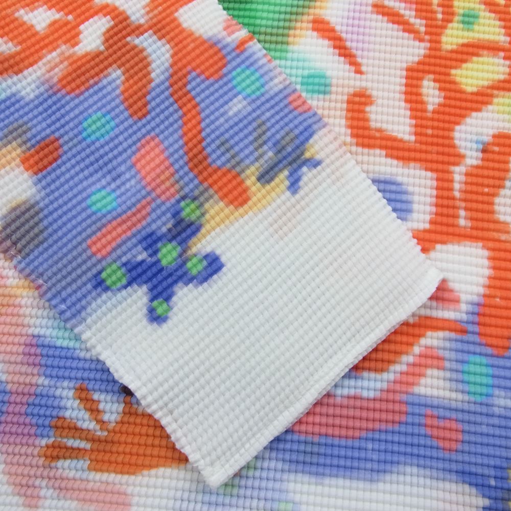 ISSEY MIYAKE イッセイミヤケ me ミー 23SS MI31FJ531 ボックスプリーツ ボトル ネック ロング スリーブ MERMAID マーメイド カットソー マルチカラー系【中古】