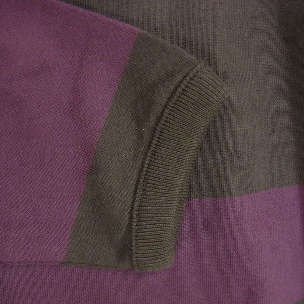 Levi's リーバイス A21360007 MADE&CRAFTED ロングスリーブ ボーダー Tシャツ カットソー パープル系 JAPAN SIZE M【新古品】【未使用】【中古】