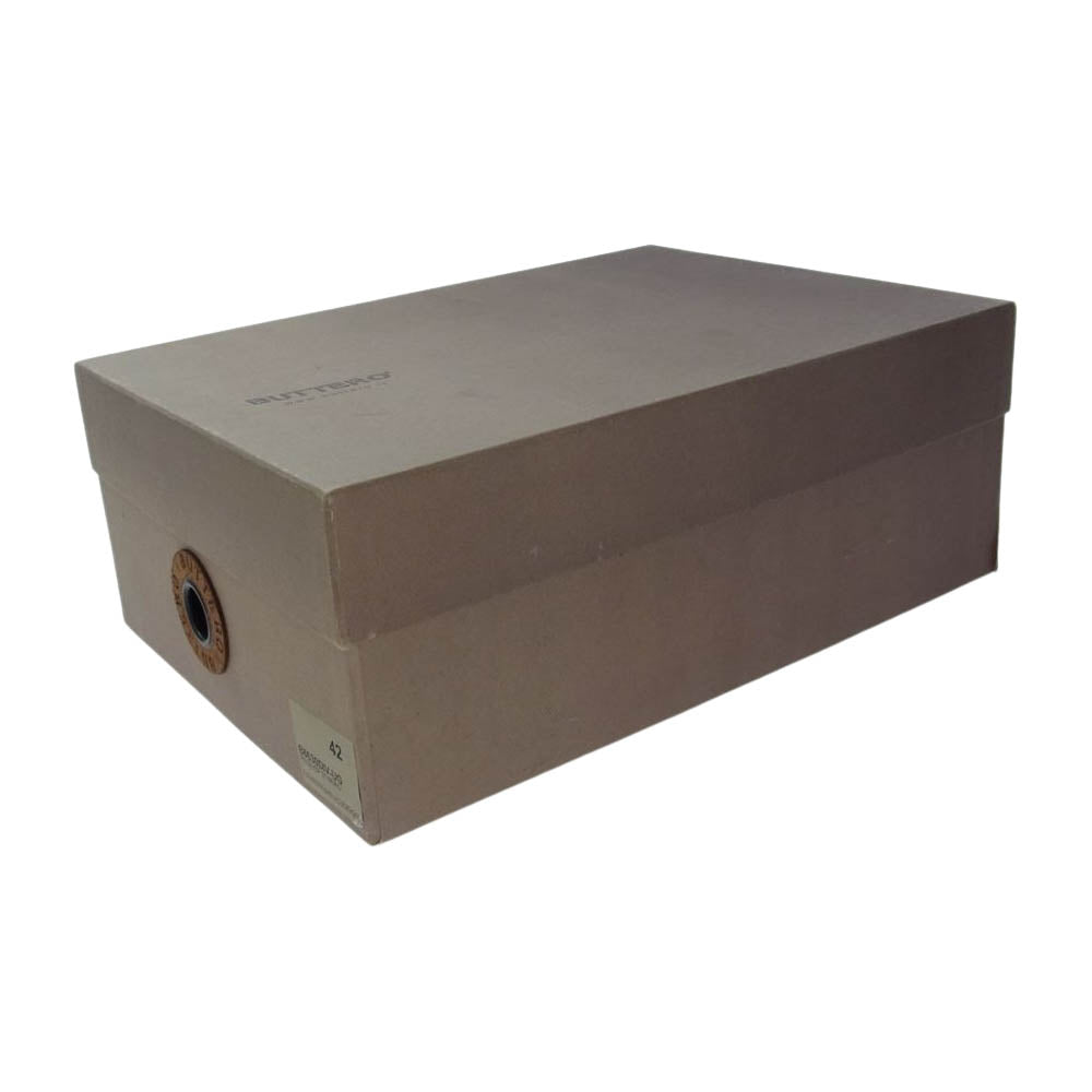 BUTTERO ブッテロ B6630DIV-UG イタリア製 レザー サイドゴア ブーツ ブラック系 42【中古】