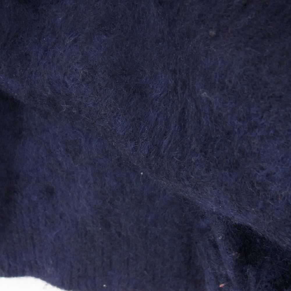 Drawer ドゥロワー シャギー プルオーバー ニット ネイビー系 1【中古】