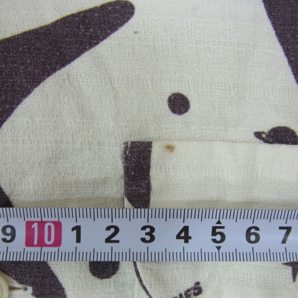 WEIRDO ウィアード 12SS WRD-12-SS-09 WRD ATOMIC SH-S アトミック 宇宙 スぺース 総柄 半袖 シャツ ホワイト系 M【中古】