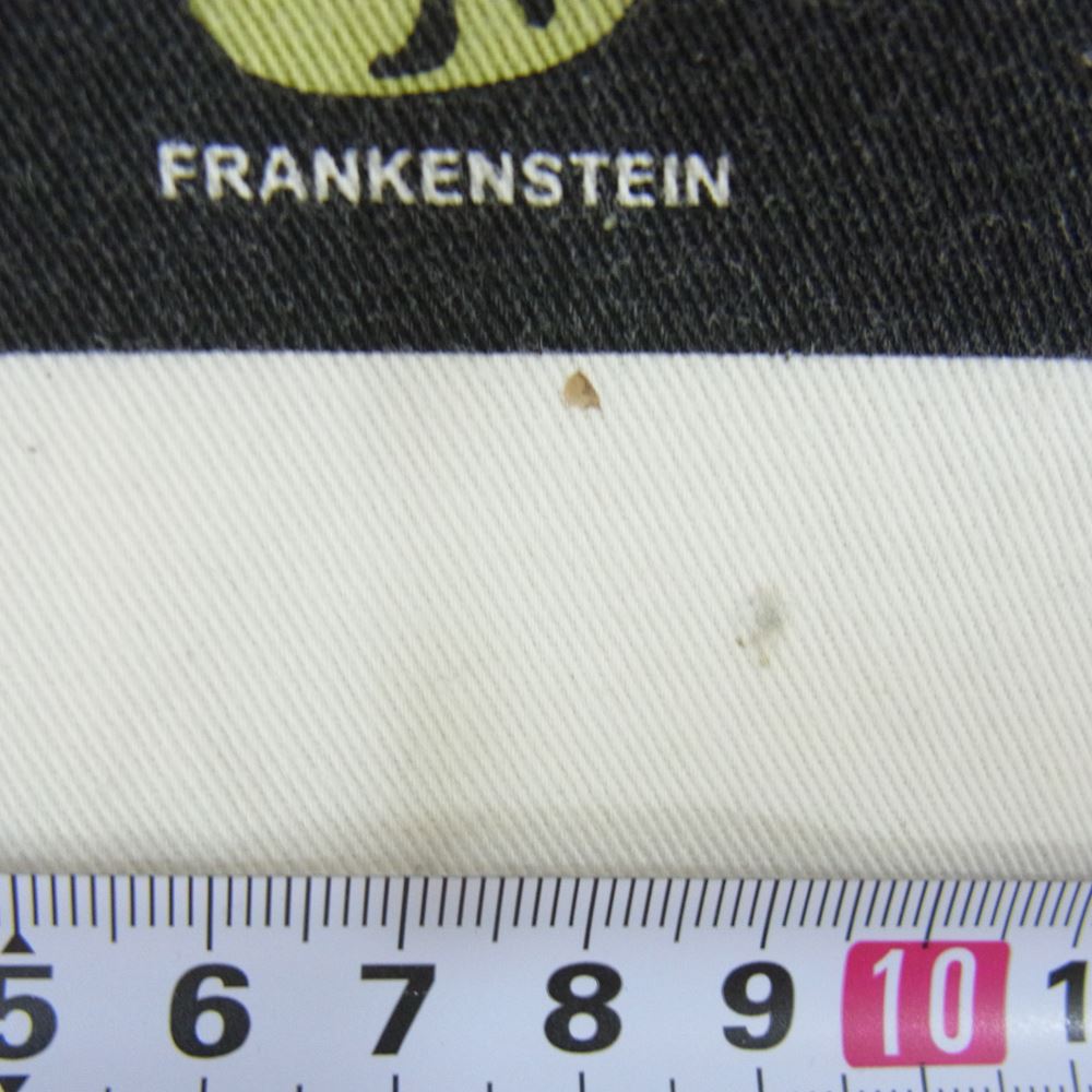 WEIRDO ウィアード 14SS WRD-14-SS-14 SUPER MONSTERS スーパー モンスターズ 総柄 ボーダー 半袖 シャツ ホワイト系 M【中古】