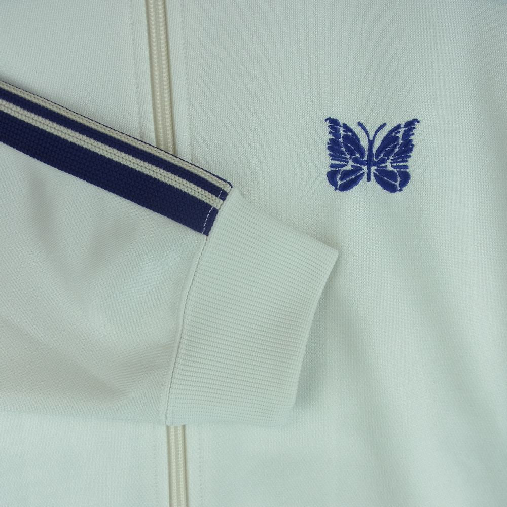 Needles ニードルス MR284 STUDIOUS 別注 Track Jacket トラック ジャケット ジャージ 日本製 ホワイト系 パープル系 M【中古】