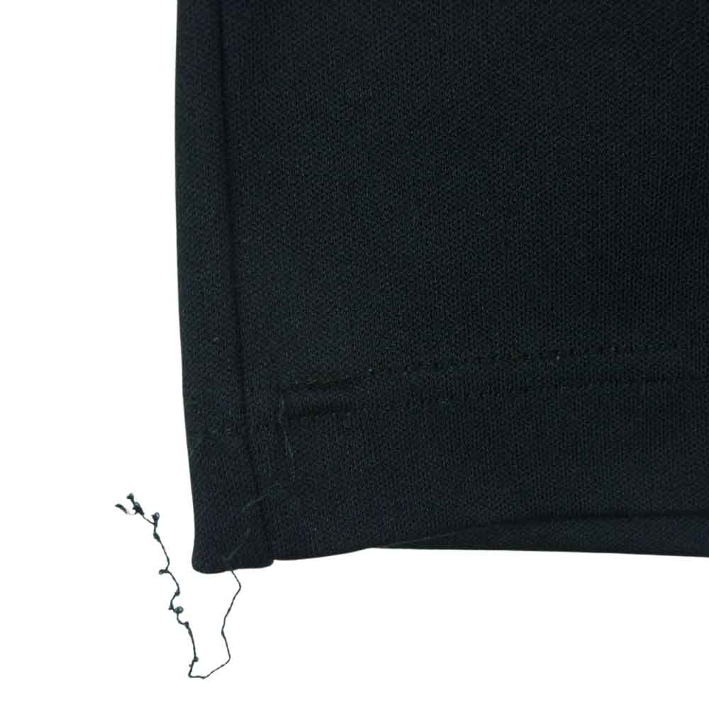 Carol Christian Poell キャロルクリスチャンポエル エンボス加工 半袖 ロゴ Tシャツ ブラック系 46【中古】