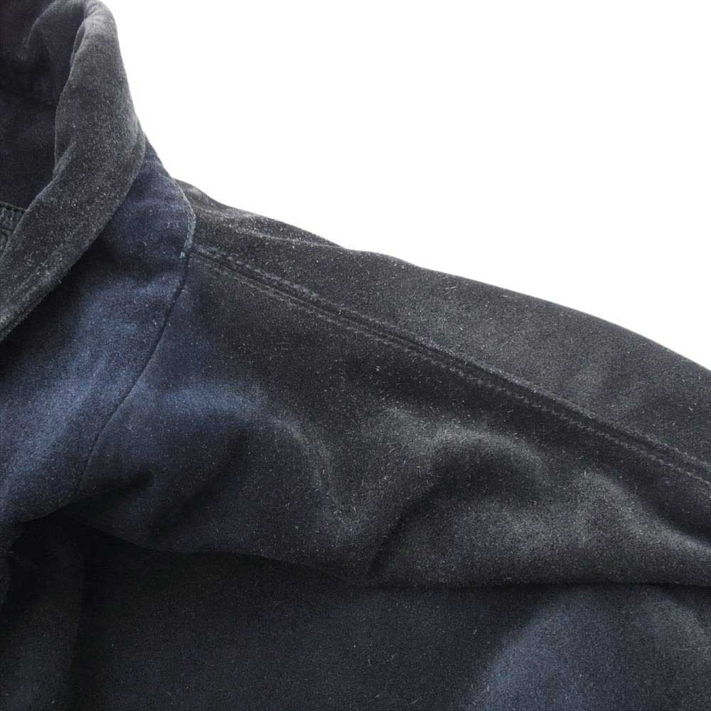 CHROME HEARTS クロムハーツ(原本無) ダガージップ スエード ブルゾン ジャケット ブラック系 S【中古】