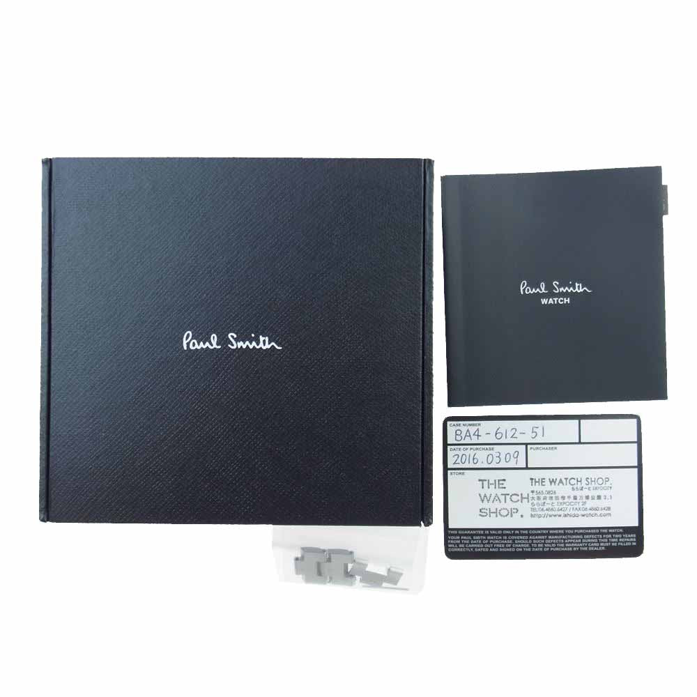 Paul Smith ポール・スミス 4N1020918 ファイナルアイズ 腕時計 シルバー系【中古】