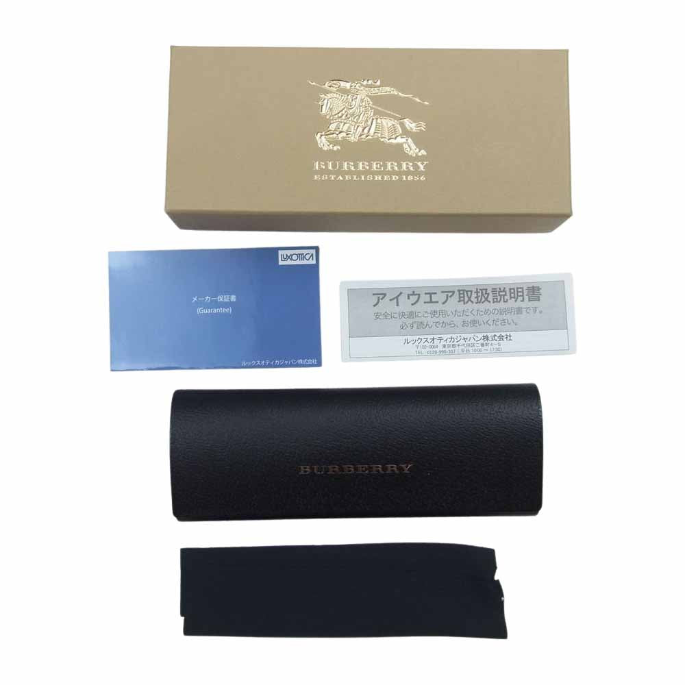 BURBERRY バーバリー B 2234-D 3002 ブラウンデミ 度入りレンズ付き フレーム ブラウン系 55□17 140【中古】