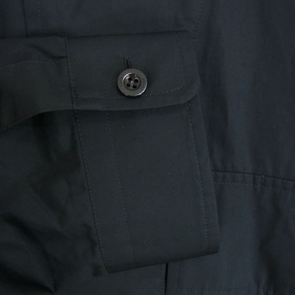 Sacai サカイ 23SS 23-03038 Thomas Mason トーマス メイソン Cotton Poplin L/S Shirt コットン シャツ ブラック系 4【中古】