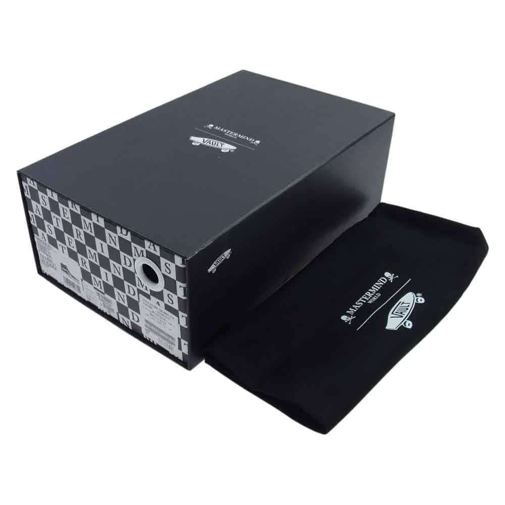 VANS バンズ VN0007PSBLK × MASTERMIND JAPAN マスターマインド SK8-HI BOLT VLT LX スニーカー ブラック系 28cm【新古品】【未使用】【中古】