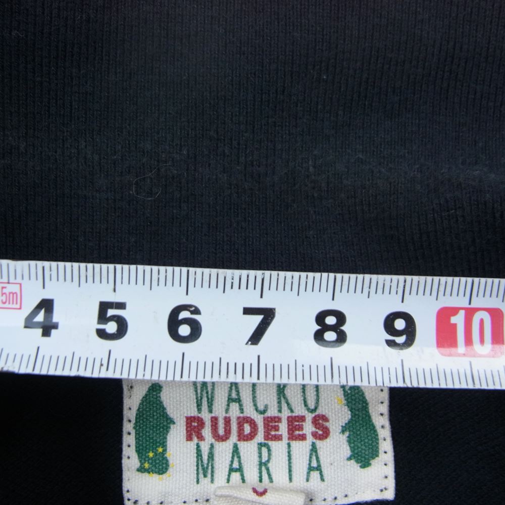 WACKO MARIA ワコマリア マリアワッペン付 半袖シャツ ダークネイビー系 S【中古】