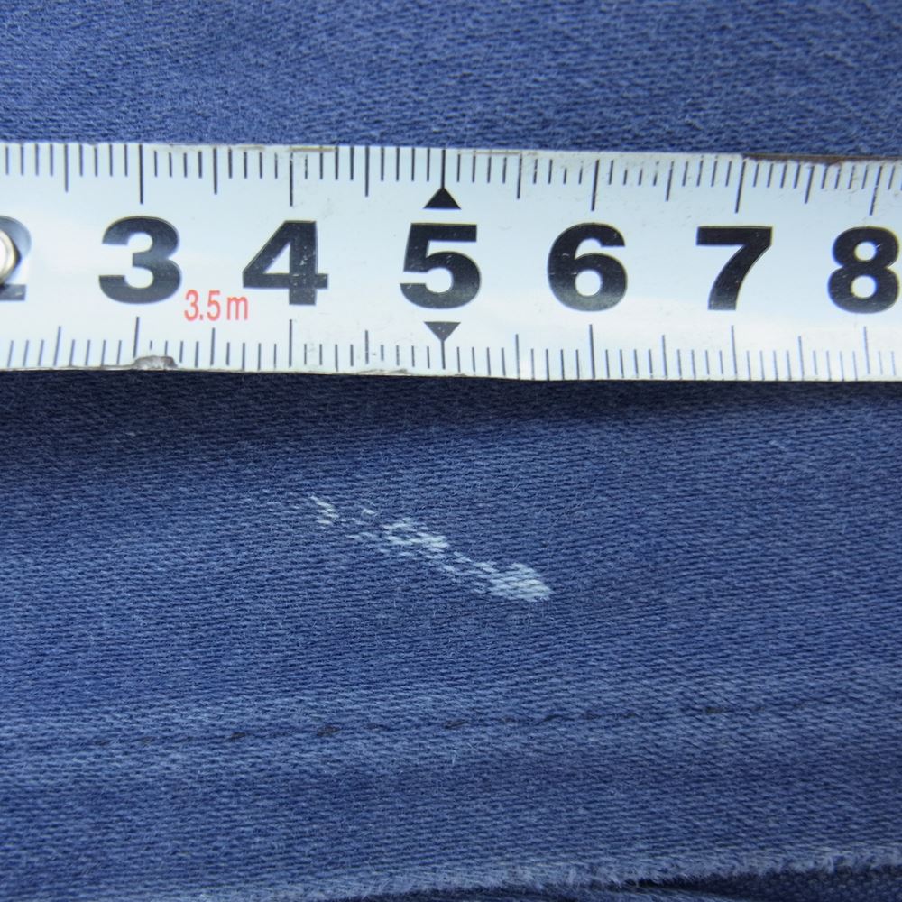 アドルフラフォン 50s 60s ヴィンテージ フレンチ ワーク モールスキン ジャケット ブルー系 50【中古】