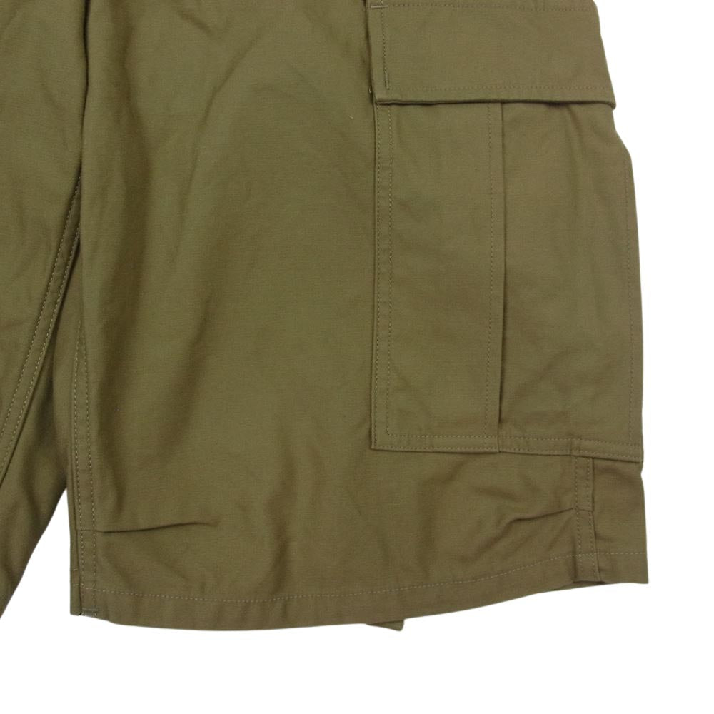 Nigel Cabourn ナイジェルケーボン 8044-00-51012 ARMY CARGO SHORT アーミー カーゴ ショーツ パンツ カーキ系 30【新古品】【未使用】【中古】