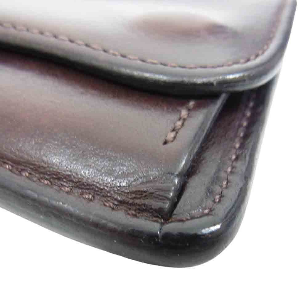 WILDSWANS ワイルドスワンズ TONGUE タング サドルプルアップ コインケース ブラウン系【中古】