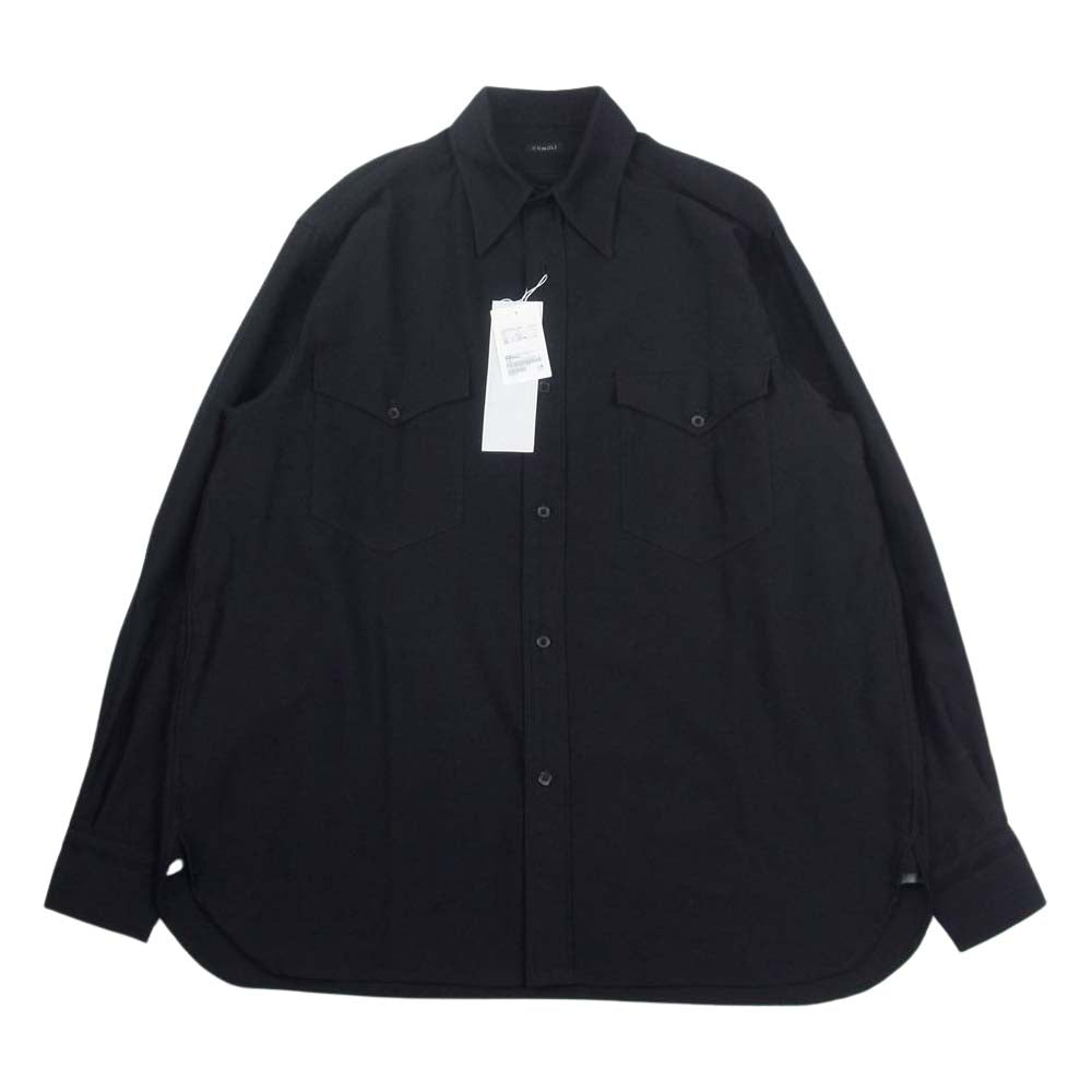 22aw Comoli ウールモールスキンワークシャツ サイズ2 【公式通販】